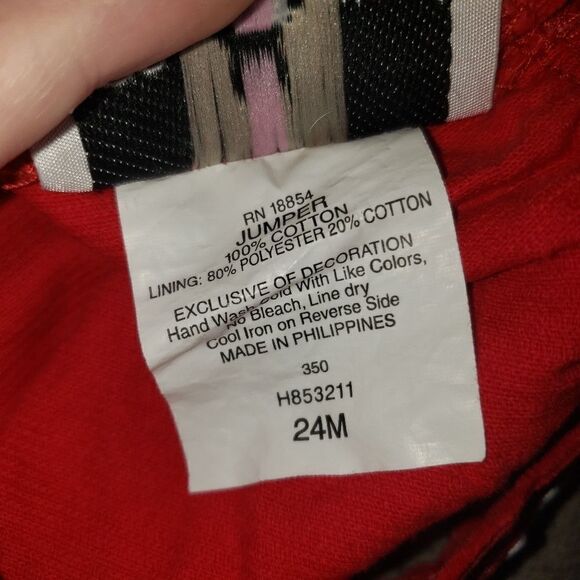 RARE EDITIONS CORDUROY CHRISTMAS HOLIDAY DRESS - Picture 6 of 6